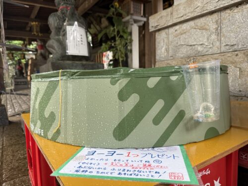 境内の温かい雰囲気