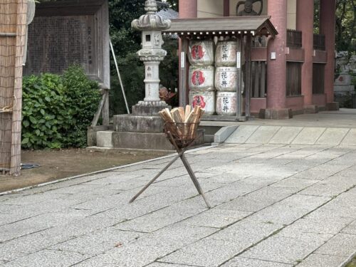 タバンカ祭で使われる木片