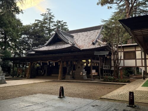社殿の遠景