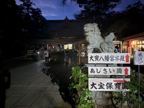 夜の参道